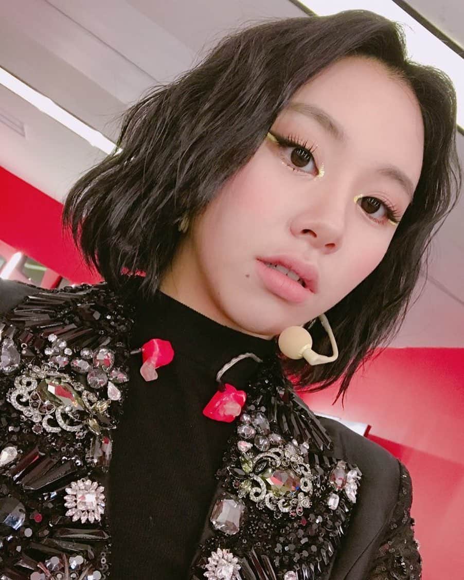 チェヨンのインスタグラム：「💗💗 #chaeyoung #채영 #twice #트와이스 #prettyrapstarchaeyoung」