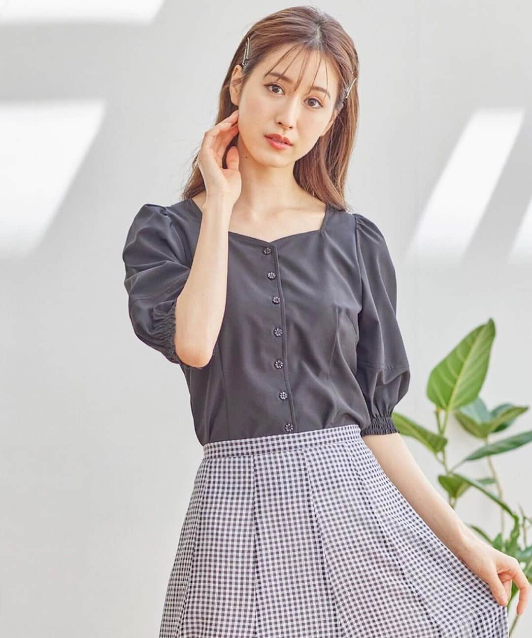 阿部菜渚美さんのインスタグラム写真 - (阿部菜渚美Instagram)「🌺 @swingle_official  #swingle #夏服 #夏コーデ #ワンピース」5月10日 20時15分 - nanami_abe73