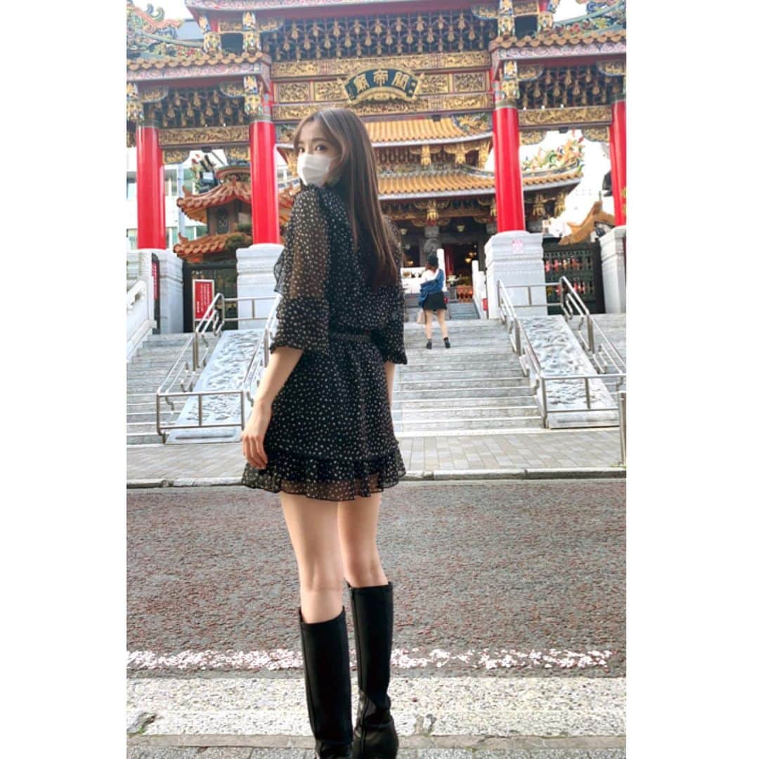 輝月あんりさんのインスタグラム写真 - (輝月あんりInstagram)「のんびりのんびりお仕事してます😌💗  最近我要再去上班。   #横浜 #中華街 #開帝廟」5月11日 16時43分 - anri_204_xx