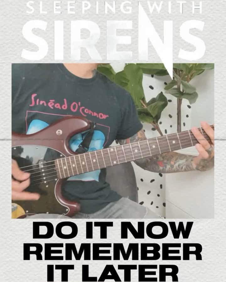 ニック・マーティンのインスタグラム：「Happy 10th anniversary to “Let’s Cheers To This” 🎉🥳👏🏼 I know I’m a day late. I just uploaded a guitar playthrough of “Do It Now Remember It Later” to my YouTube channel (link in bio). This was one of the first Sirens songs I ever learned before jamming with the band. Still a favorite of mine to play live 🤘🏽 I think this may have been the first Sirens song I ever heard, actually. What’s your favorite song from this album? I would love to do a tour on this & play it front to back.. 🤔」
