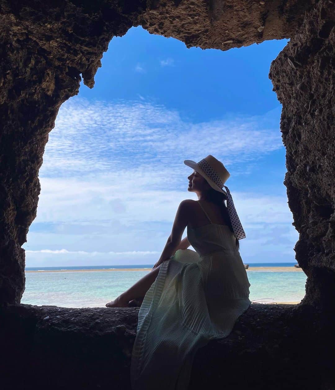 のインスタグラム：「🦋💙#沖縄」