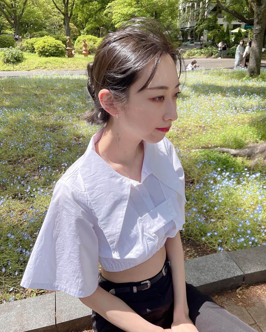 瀬名ひなののインスタグラム：「だれかヘアクリップの使い方教えてください🖇」