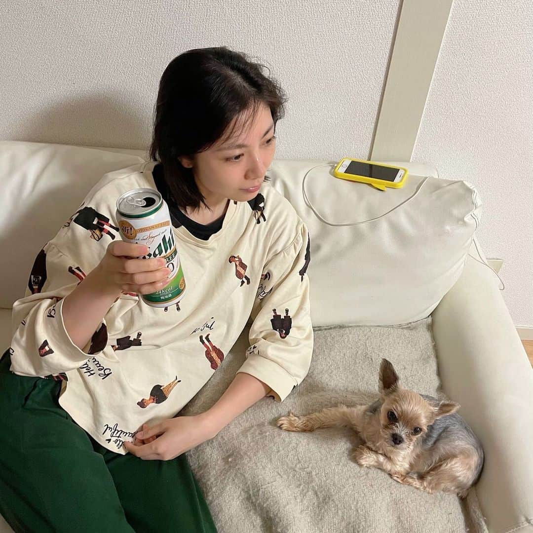 原アンナさんのインスタグラム写真 - (原アンナInstagram)「自粛中はおうちで　#毎日ビール 缶ビールが美味しい事に感謝感謝🍺✨✨  #アサヒスタイルフリー  #おうち時間」5月12日 21時05分 - annahara821