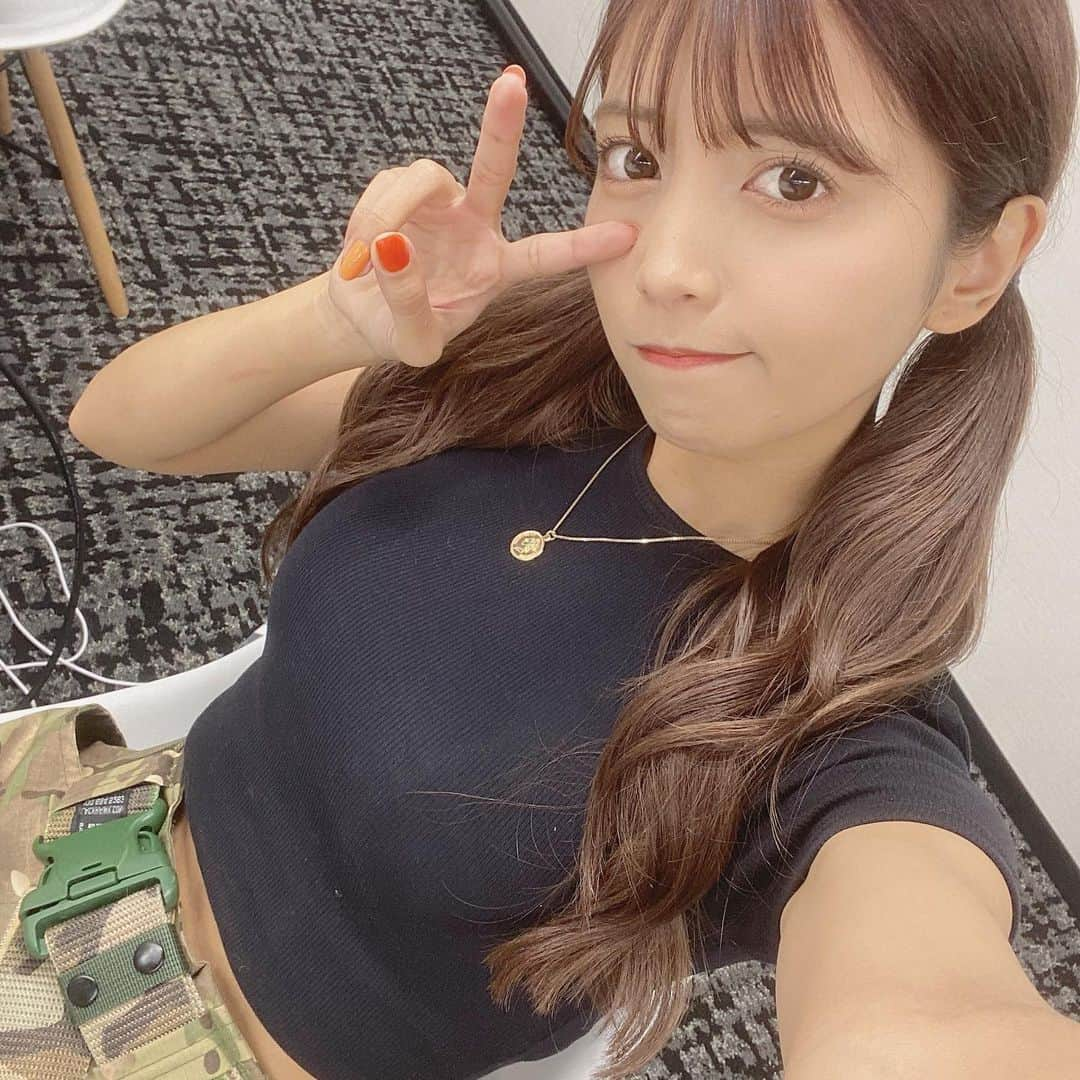 ゆんさんのインスタグラム写真 - (ゆんInstagram)「この前の迷彩服ゆん氏でございます🐇サバゲー行けるようになったらガチ行きたい」5月13日 0時03分 - yuntaaam_s2