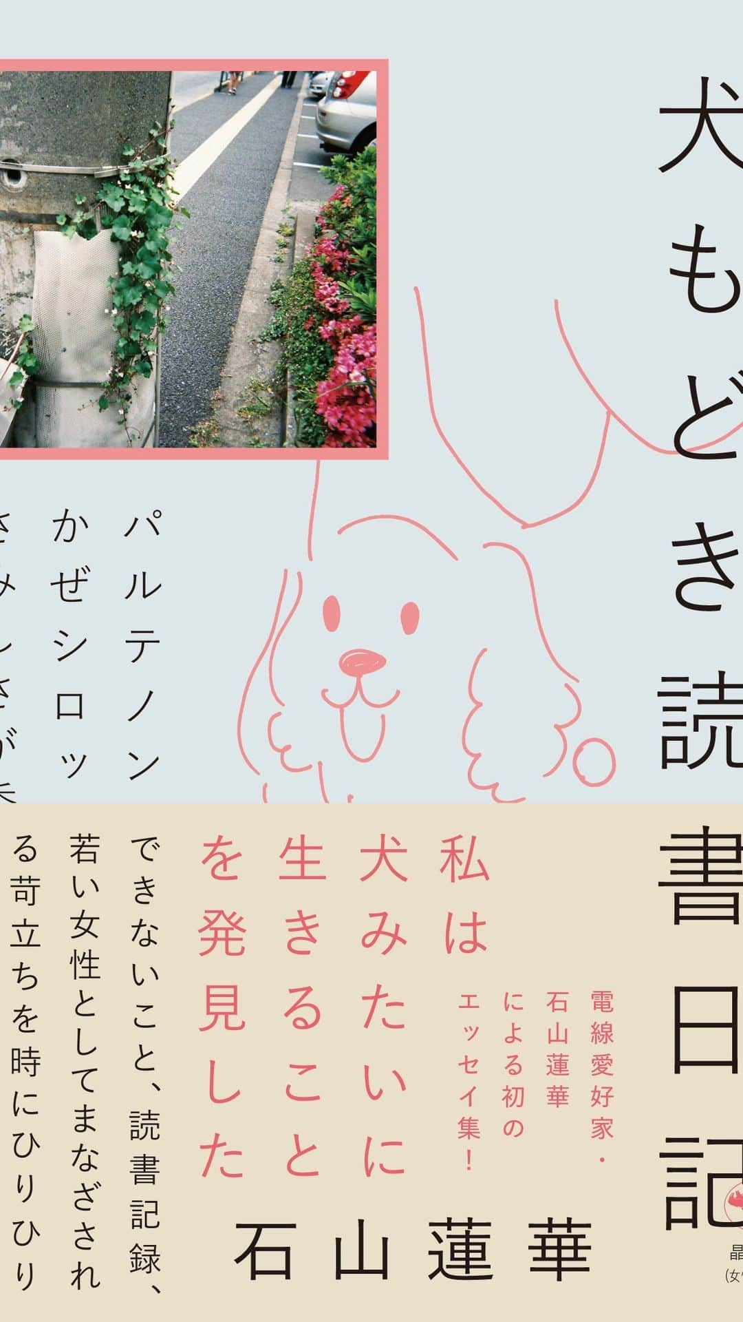 石山蓮華のインスタグラム：「6/3 初のエッセイ・読書録本『犬もどき読書日記』が晶文社より刊行されます！」