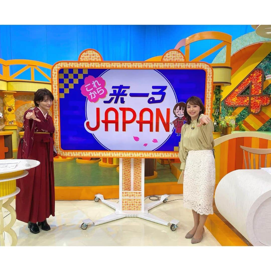 野嶋紗己子さんのインスタグラム写真 - (野嶋紗己子Instagram)「今日も #よんチャンTV ご覧いただきありがとうございました！  毎週木曜日18:15〜は、同期の清水アナ @mayasmz の「これから来ーるJAPAN」🇯🇵🌸　オンエア前に、一緒にいつもの決めポーズをしてもらいました！🐹🐹  今日は温かかった(暑いくらい！)ですね☀️ 私服は、半袖に麦わら帽子でした。  皆さまどうぞご自愛くださいませ。#mbs #しみのじ #🌸」5月13日 20時23分 - nojima_sakiko