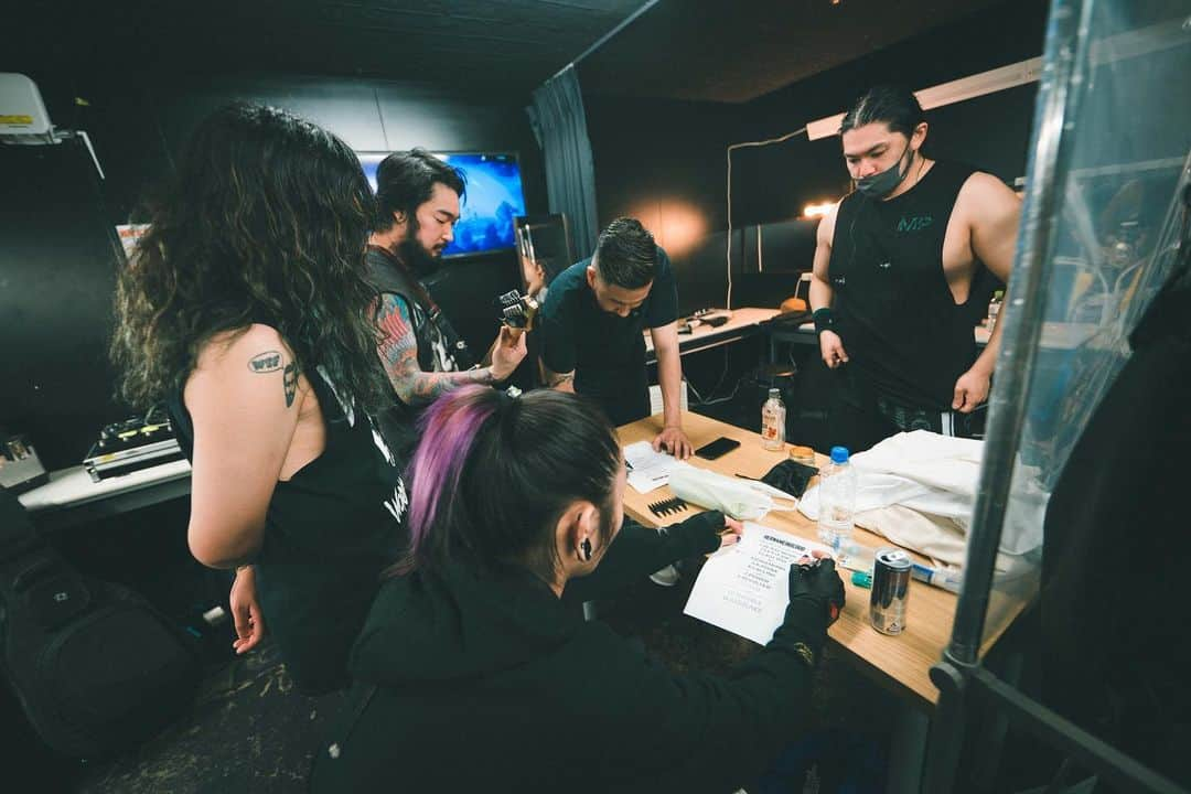 Her Name In Bloodさんのインスタグラム写真 - (Her Name In BloodInstagram)「Off shot from HEAVY WEIGHT TOUR day1.  📸 : @litchi_lp」5月13日 17時37分 - hnibband