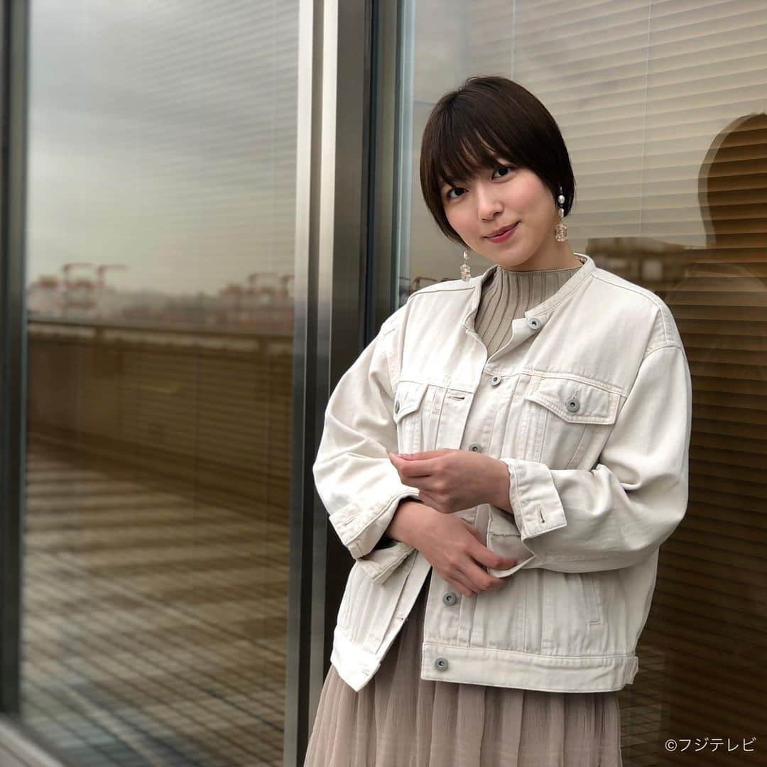 フジテレビ「めざましテレビ」さんのインスタグラム写真 - (フジテレビ「めざましテレビ」Instagram)「5月13日（木）  ファッション雑誌CanCamとコラボした お天気コーナー「きょう何着て行く？」 阿部華也子の毎日のコーデを紹介♪  【きょうのコーデ】 ジャケット→#アプワイザーリッシェ １万７６００円 ワンピース→#MERCURYDUO １万３２００円 靴→#銀座かねまつ ２万２０００円 イヤリング→#YECCAVECCA ３１９０円  【コーデのポイント】 ボリューミーなチュールワンピが存在感たっぷり💁🏻‍♀️✨ きれいなAラインは 歩くたびに揺れて着映えを叶えてくれます🎈 オーバーサイズのGジャンで カジュアルさをプラスするとデイリー仕様に🙌💕  #めざましテレビ #きょう何着て行く？ #阿部華也子 #今日のコーデ#コーデ#CanCam #今日のファッション#ootd #きょう何着て行く？は月〜金朝6時22分ごろ放送📺 #スタイリストたなべさおり」5月13日 18時44分 - mezamashi.tv