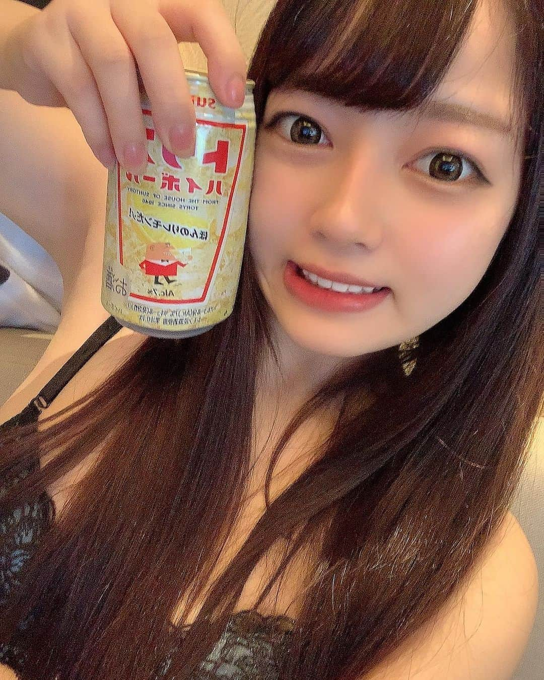 新田みれいのインスタグラム：「らぶ🍺」