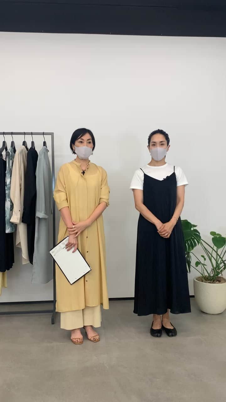 亀恭子のインスタグラム：「Fresh Wardrobeをご紹介。」
