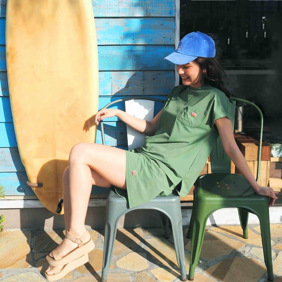 BillabongWomensJapanのインスタグラム：「UV加工が施された吸水速乾性のあるセットアップは、海は勿論、普段使いにも @ami__angel」
