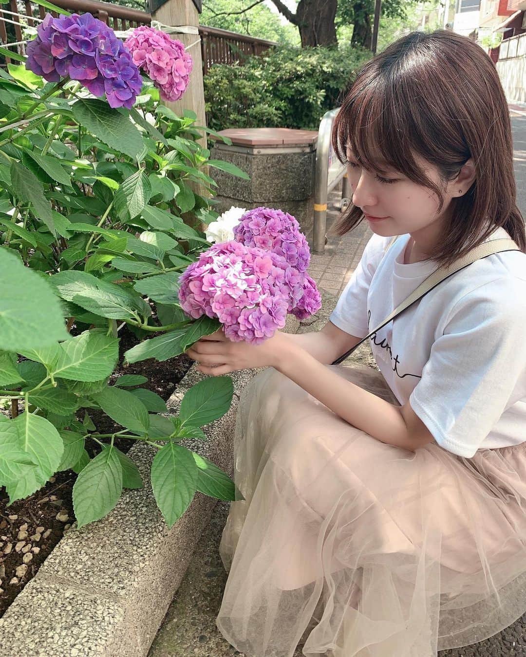 小桃音まいさんのインスタグラム写真 - (小桃音まいInstagram)「紫陽花💜☔️ みんなは今年も紫陽花みれた？」6月7日 20時03分 - kotonemai0824