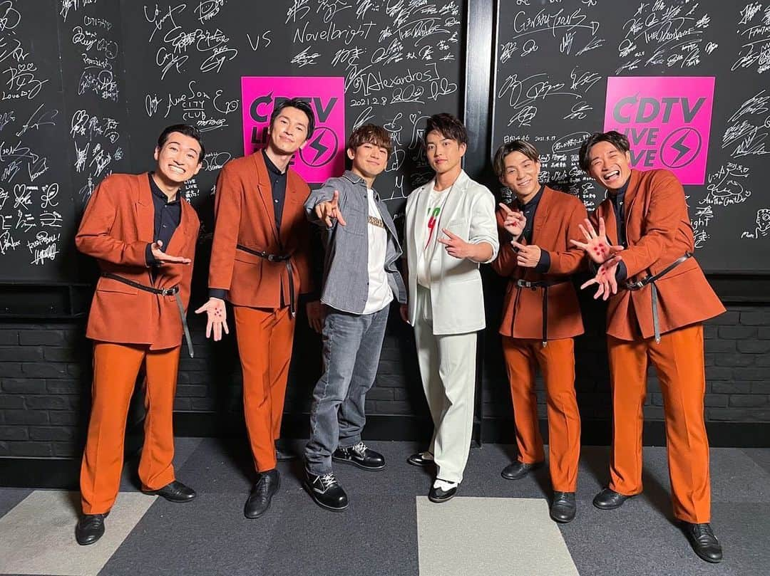 Kazuki Hamamotoのインスタグラム：「@cdtv.tbs6 で @hikawa_kiyoshi_official さんの#限界突破サバイバー で踊らせていただきました🔥 子供の頃から大好きなドラゴンボールをダンスで表現出来て幸せ🐉 @dapump.kenzo くん達も揃い過ぎててやばかった😭 @exile_naoto_ さんのコメントも嬉しかったです✨  みなさまありがとうございました^_^  #シッキン　#ドラゴンボール超  #ドラゴンボール」