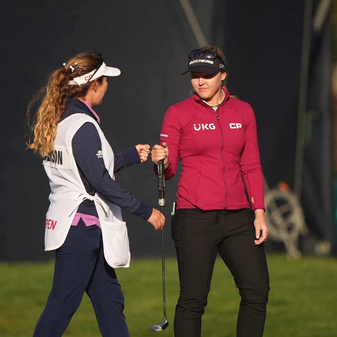 ブルック・ヘンダーソンさんのインスタグラム写真 - (ブルック・ヘンダーソンInstagram)「Happy to finish T-7!! 👊🏻 The @uswomensopen is a special one and @theolympicclub was a real test! #TopTen #MajorChampionship  Congrats to @yukasaso_official !」6月8日 4時14分 - brookehendersongolf