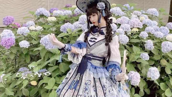shikaのインスタグラム：「中華風ロリータ  協力店舗：古典玩偶」
