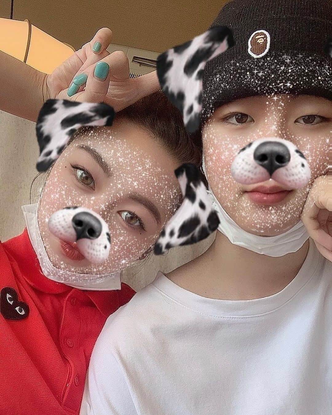 のインスタグラム：「お姉様とお食事にいらしてます。」