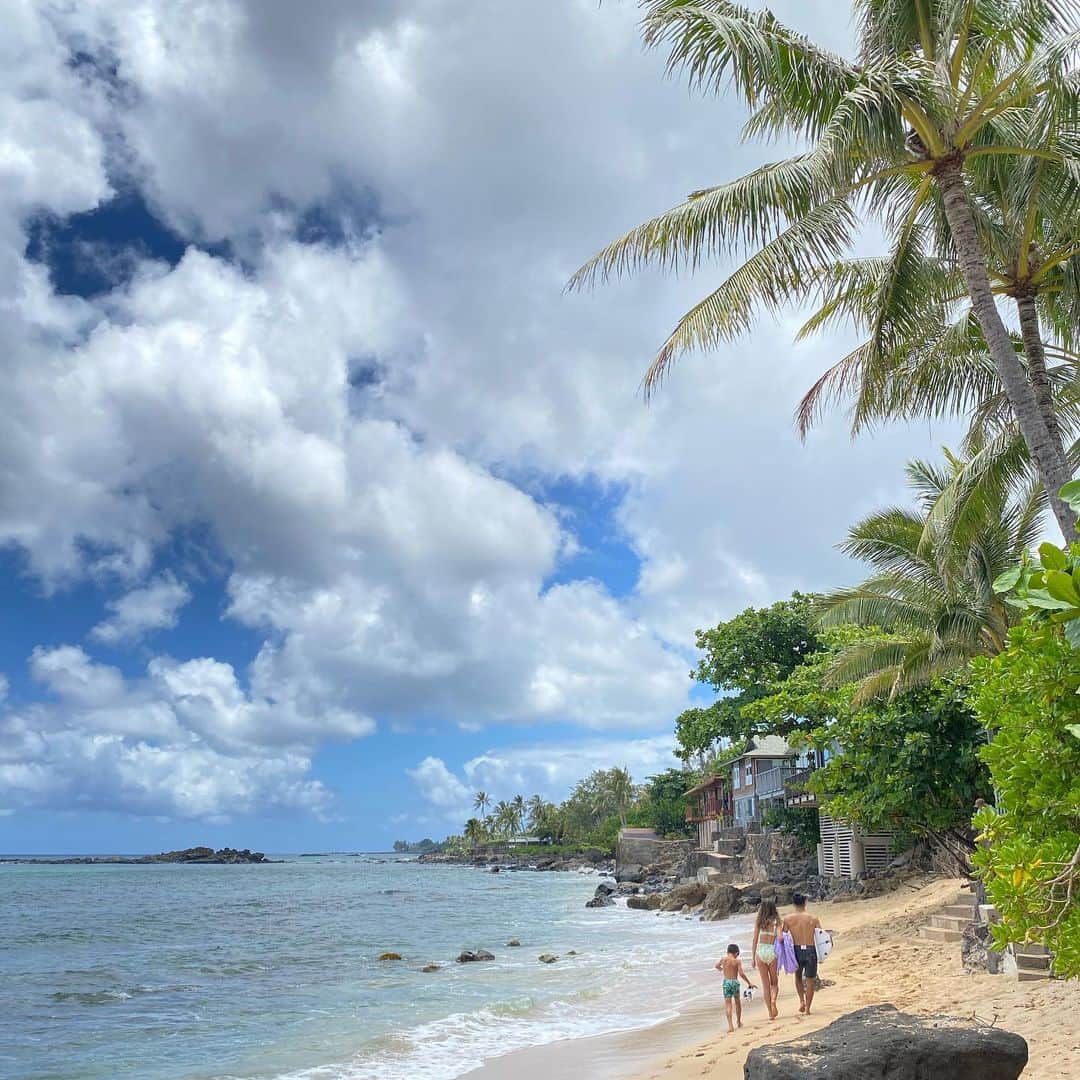 Mieさんのインスタグラム写真 - (MieInstagram)「ノース💜  #ハワイ生活 #撮影でひっさびさのビーチ #ビーチデトックス💜 #心がもやもやしたら自然とたわむれる」6月8日 18時04分 - miefromhawaii