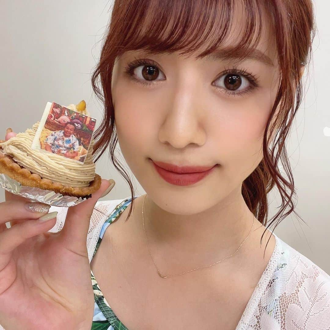 御子柴かなさんのインスタグラム写真 - (御子柴かなInstagram)「今日、06/08は三村さんの 誕生日なのです🎂🎁 おめでとうございます🎊 三村さんケーキも美味しかったです🤤笑」6月8日 22時49分 - kanakana2510