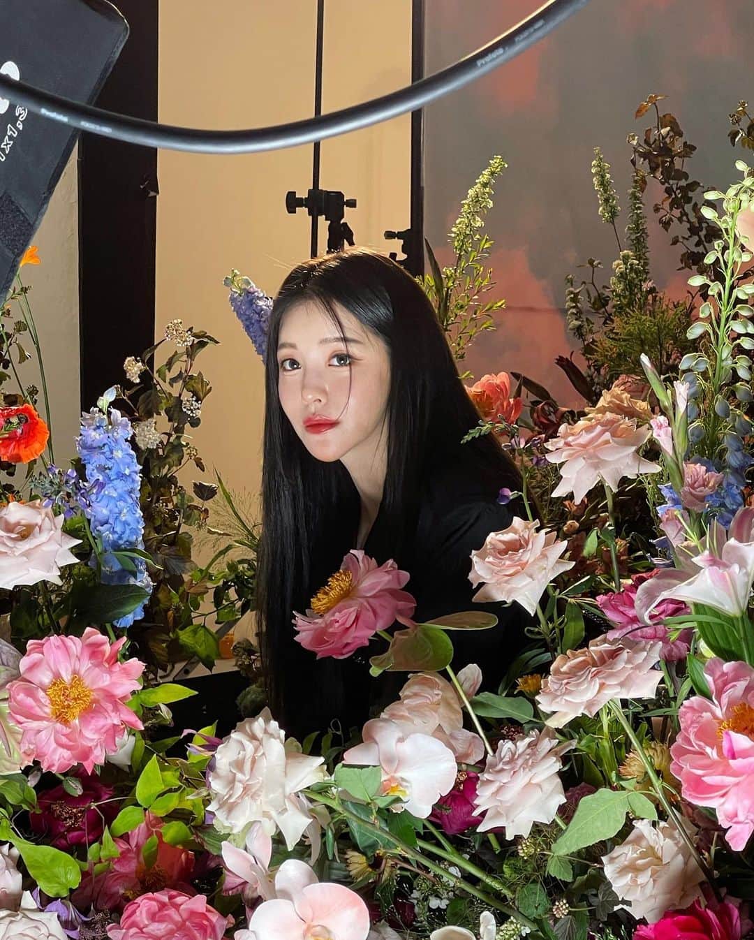のインスタグラム：「마지막은 선물🌸♥️」