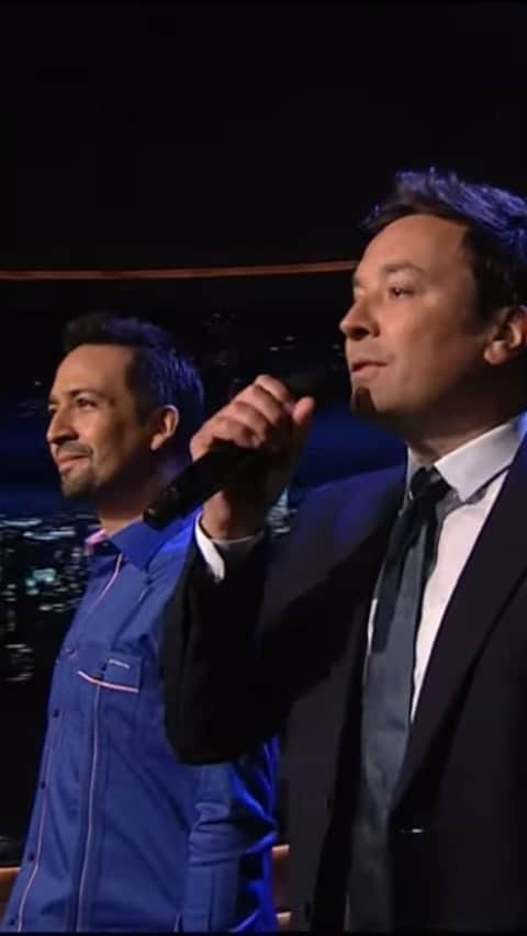 リン・マニュエル・ミランダのインスタグラム：「#fallontonight #linmanuelmiranda #broadway」