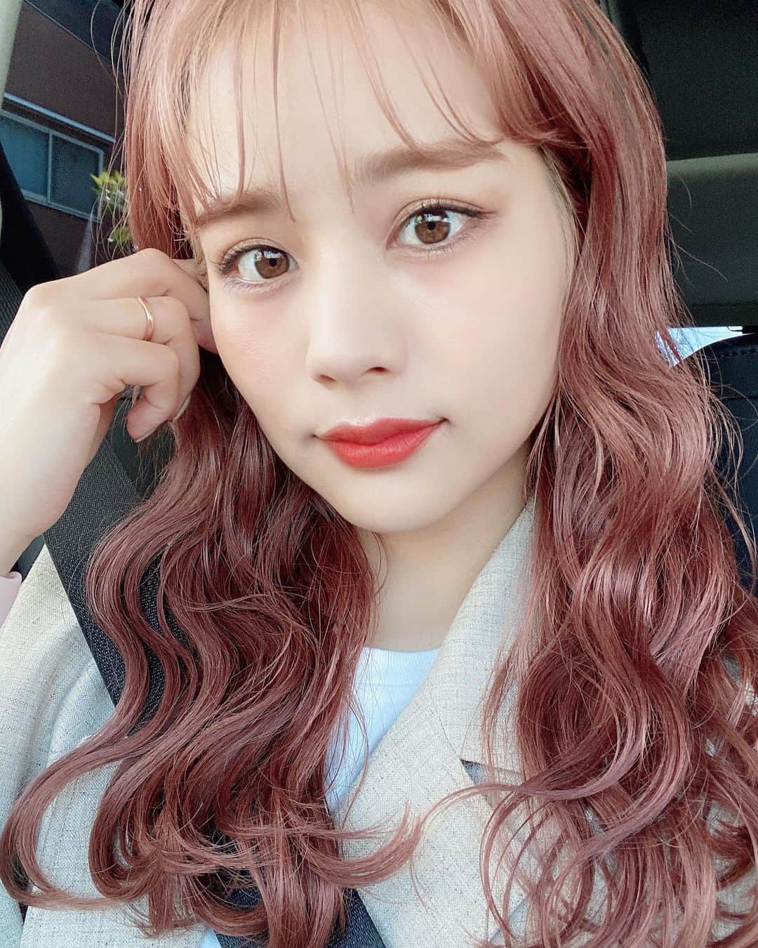 のインスタグラム：「ㅤㅤㅤㅤㅤㅤㅤㅤㅤㅤㅤㅤㅤ いつかのメイク🤳 ㅤㅤㅤㅤㅤㅤㅤㅤㅤㅤㅤㅤㅤ #メイク#make#春メイク」