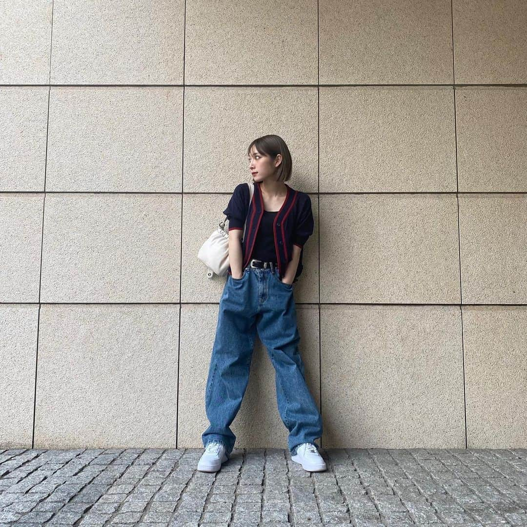 古川優香さんのインスタグラム写真 - (古川優香Instagram)「最近こんな感じの服装多い😂 お気に入りカーディガン🐘」6月9日 20時45分 - iamyukaf