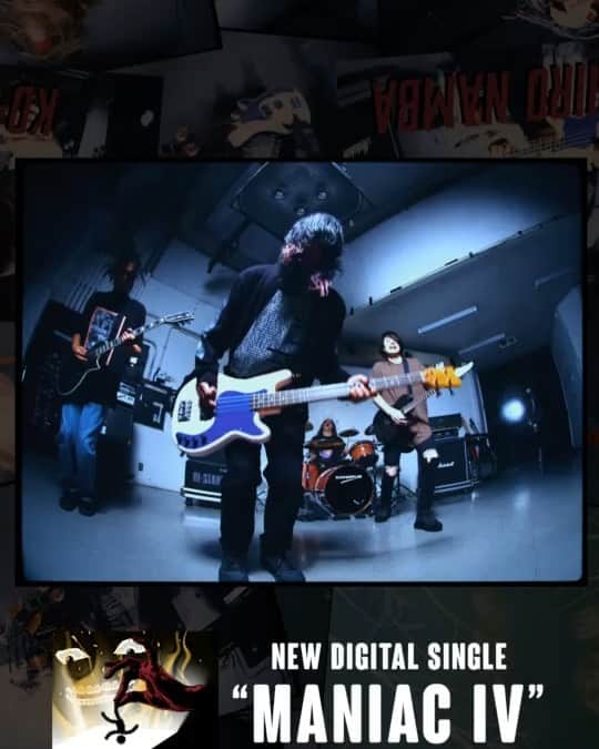 のインスタグラム：「New Song "MANIAC4" Released on Subscribe Today‼︎!  The full version link is on Bio」