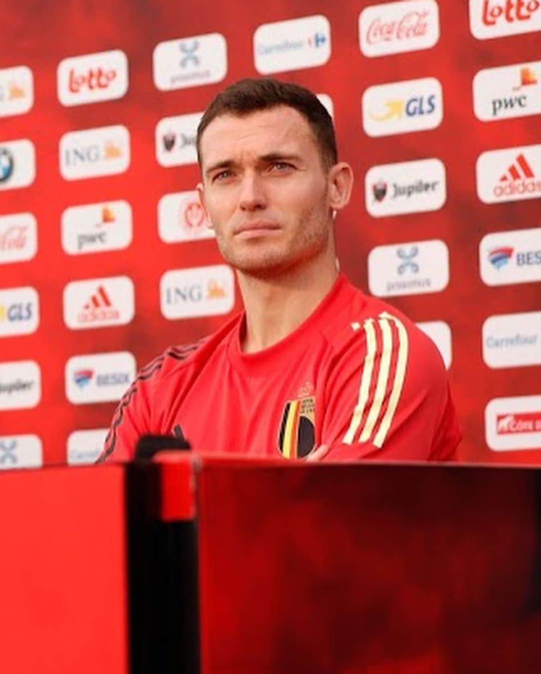 トーマス・フェルメーレンのインスタグラム：「Focused 👀 #deviltime @belgianreddevils」