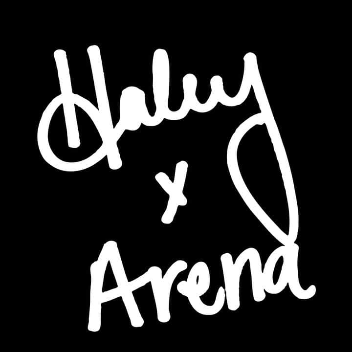 のインスタグラム：「06.10.21 Haley x arena See you there.」