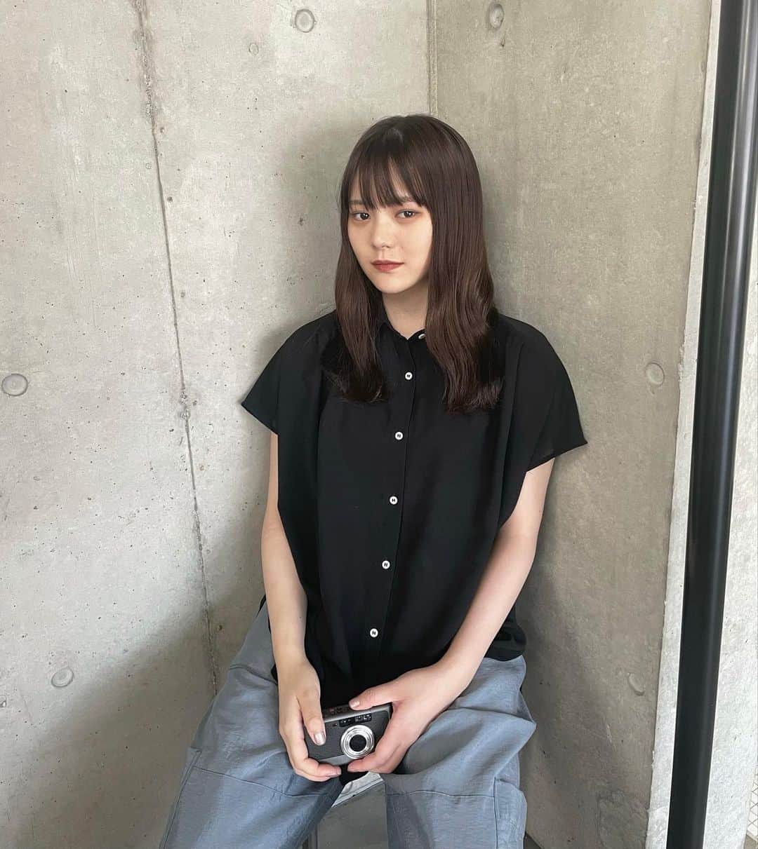 木村なつみのインスタグラム：「お久しぶりでーすー今日からまた更新がんばるど！あっついね！ 最近甘いものよりしょっぱいものを好んで食べている気がします、、木村にこんな日が来るなんて！」