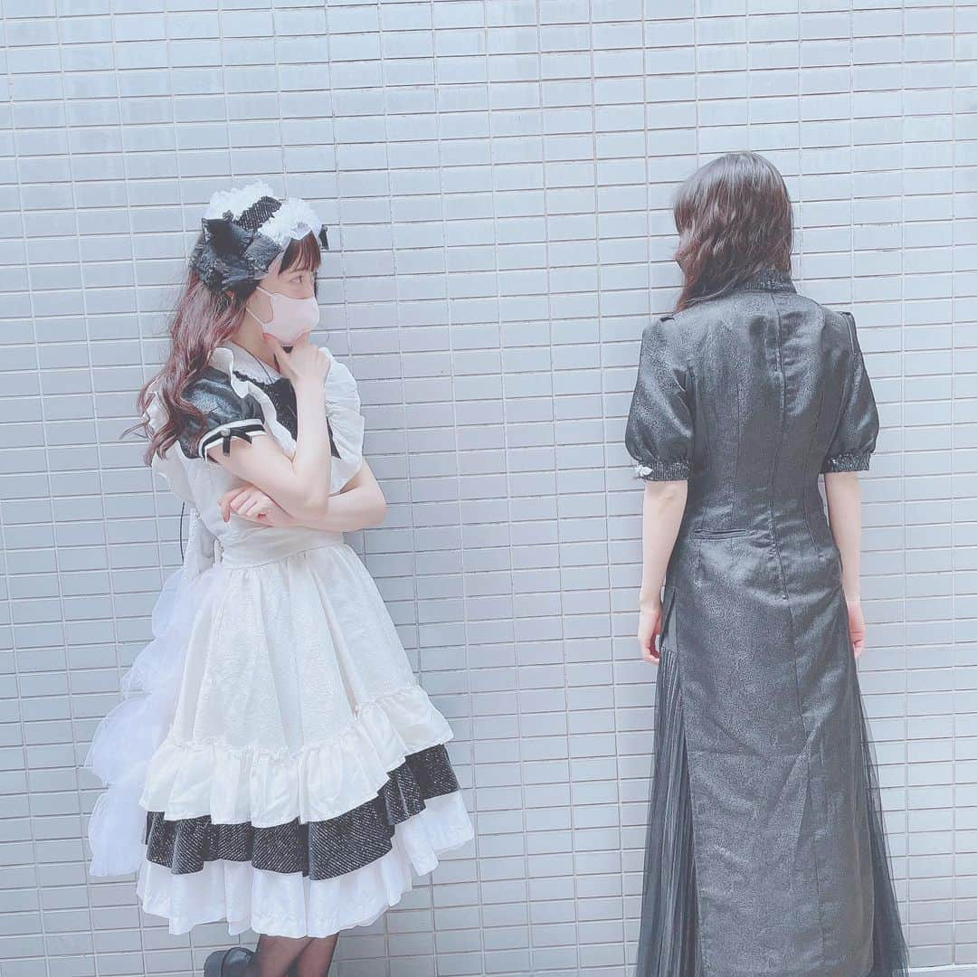 遠乃歌波さんのインスタグラム写真 - (遠乃歌波Instagram)「MISAちゃんと💞💞  先日、BAND-MAID PRIMEの映像撮りました(｀･ω･´)ﾉ  会えない期間がまだ続きますが、 頑張りましょー！ その間はBAND-MAID PRIMEなどで是非お楽しみいただけたら幸いです✨✨  With MISA💞💞  I took a video of the BAND-MAID PRIME✨  We can't see you yet..  But I hope you'll enjoy the BAND-MAID PRIME in the meantime🙂💕  Let's do our best!  #bandmaid #japaneserock #japaneserockband」6月10日 21時04分 - kanami_bandmaid