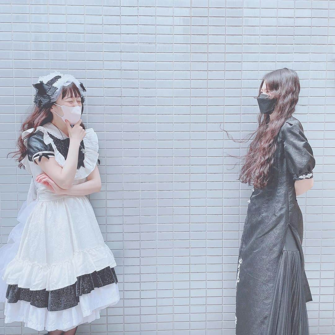 遠乃歌波さんのインスタグラム写真 - (遠乃歌波Instagram)「MISAちゃんと💞💞  先日、BAND-MAID PRIMEの映像撮りました(｀･ω･´)ﾉ  会えない期間がまだ続きますが、 頑張りましょー！ その間はBAND-MAID PRIMEなどで是非お楽しみいただけたら幸いです✨✨  With MISA💞💞  I took a video of the BAND-MAID PRIME✨  We can't see you yet..  But I hope you'll enjoy the BAND-MAID PRIME in the meantime🙂💕  Let's do our best!  #bandmaid #japaneserock #japaneserockband」6月10日 21時04分 - kanami_bandmaid