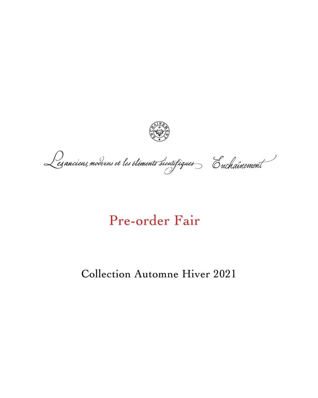 のインスタグラム：「・ Pre-order Fair at Hakata Store 6.11 FRI - 20 Sun   アンシェヌマン博多店限定で、秋冬新商品展示受注会を開催いたします。  新ブランドやインポートの新作コレクションをいち早くご覧いただける絶好の機会となっております。   皆様のご来店お待ちしております。  #enchainement #アンシェヌマン」