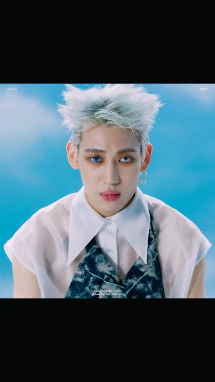 BamBam のインスタグラム：「BamBam 1st Mini Album [riBBon] 2021.06.15 6PM (KST)  #뱀뱀 #BamBam #riBBon #BamBam_riBBon」