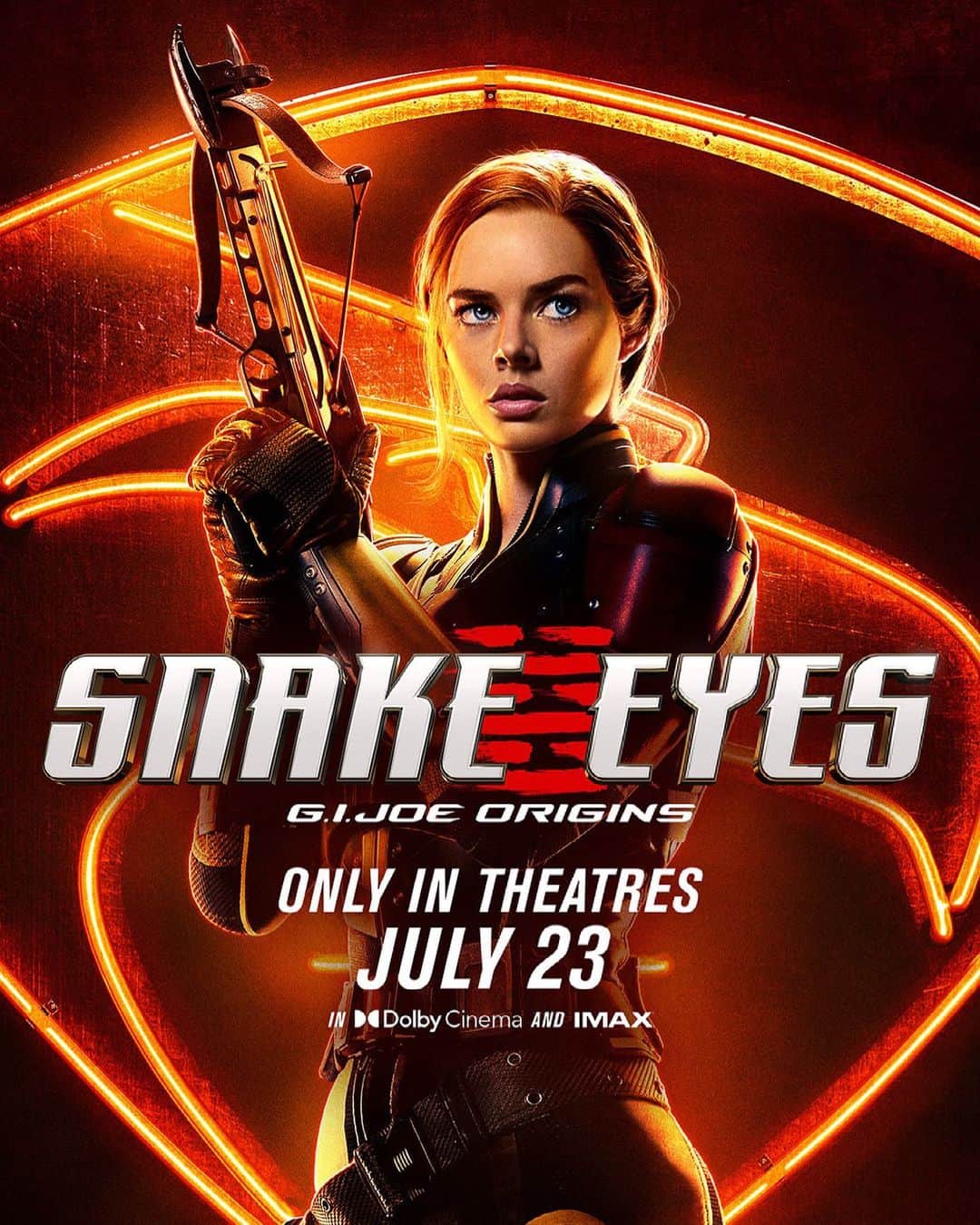 サマーラ・ウェイビングのインスタグラム：「Scarlett 💥 @snakeeyesmovie shot by @nikotavernise 🐍👊」