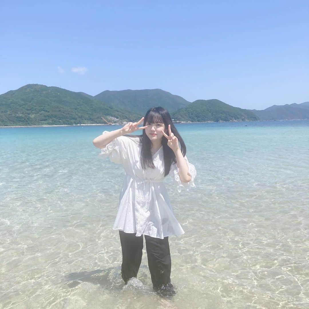 山田瑠々さんのインスタグラム写真 - (山田瑠々Instagram)「夏！！！！！🏖☀️  #この後  #服のまま  #泳ぎました  #ただのバカ」6月11日 14時48分 - ruru_yamada_box