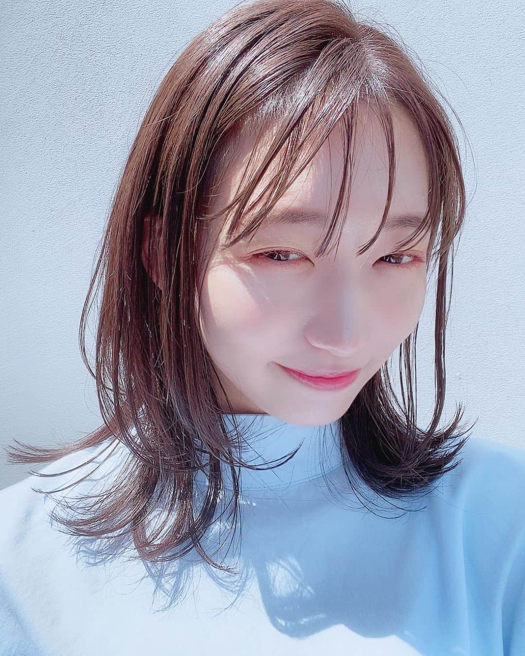 浦谷はるなさんのインスタグラム写真 - (浦谷はるなInstagram)「new hair💇🏻‍♀️  サロンモデルをお願いされて円山にあるDulce plataのゆうさんに可愛くしてもらいました☺️  活動時はずっと事務所NGだったから人生初カラー新鮮で嬉しい🍊🍃 どんな感じで色抜けていくのかも楽しみです💭  #札幌美容室　#円山美容室　#初カラー　#サロンモデル」6月11日 12時06分 - humhum0401