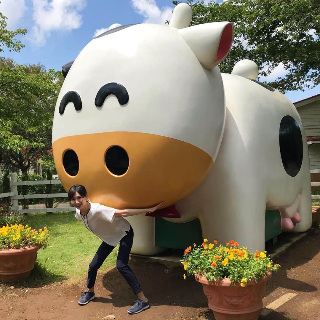 横山ルリカさんのインスタグラム写真 - (横山ルリカInstagram)「. 【めざまし8】🌈 得する金曜日『トクキン』  本日公開の映画【キャラクター】から、 菅田将暉さん、Fukaseさんにもお付き合いいただき 雨の日サービスと便利グッズを紹介させていただきました🌈  雨の日サービスの取材日は、 ビックリするくらいのカンカン照りだったよ〜☀️🤣🐮  #めざまし8 #得する金曜日 #トクキン #成田ゆめ牧場 #🐮🐮🐮   このあと15:00〜 TOKYO FM🎧 【TOKYO TEPPAN FRIDAY】✨ #てつふら 今日もメッセージお待ちしています❣️❣️  #TOKYOFM #TOKYOTEPPANFRIDAY」6月11日 12時59分 - rurika_yokoyama_official