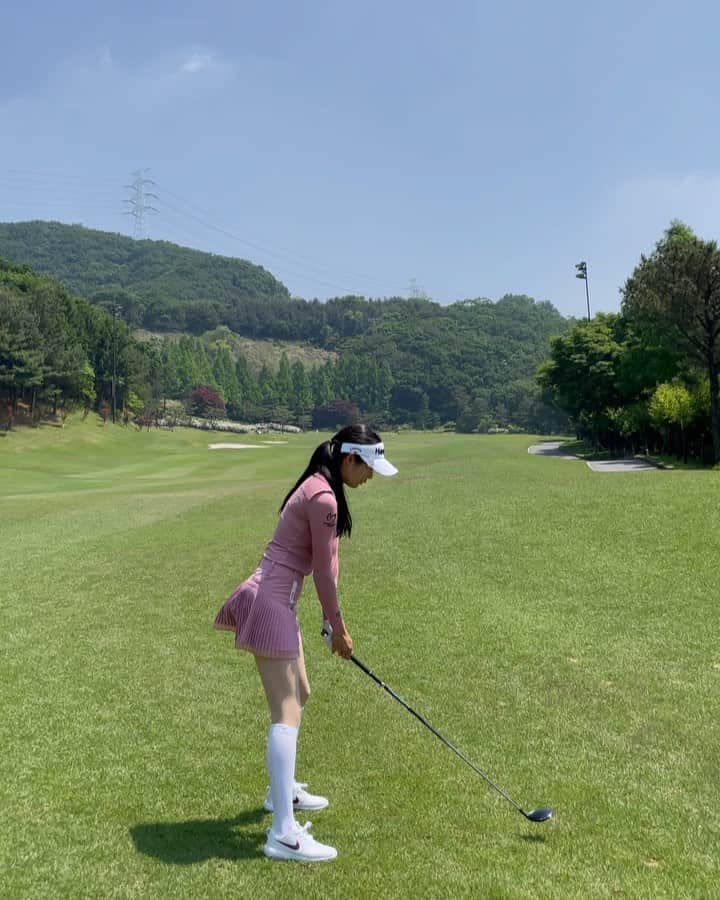 チョン・ジユのインスタグラム：「I💗golf」