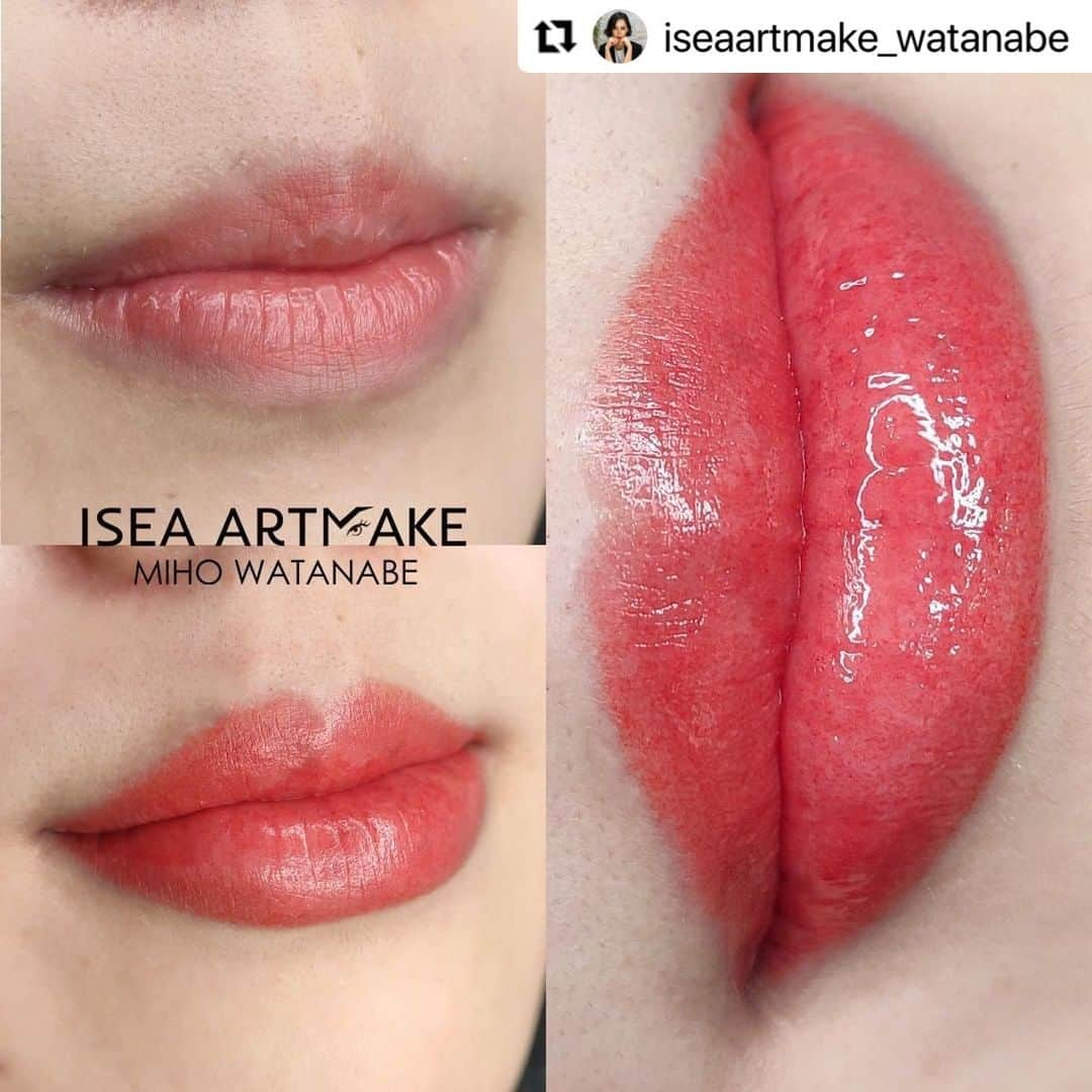 東京イセアクリニックさんのインスタグラム写真 - (東京イセアクリニックInstagram)「＼ISEA ARTMAKE ／  artist▪️渡邉実穂 @iseaartmake_watanabe   #Repost @iseaartmake_watanabe with @make_repost ・・・ リタッチの患者様。 前回より少しオレンジ寄りがいいとのことで オレンジをほんの少し強めたカラーにしました。 リップラインギリギリまでのぼかしで入れてます。 リップラインははっきりさせたくないけど 縁までしっかり色味が欲しい方におすすめな入れ方です💋💄  __________﻿ ﻿ リップ💋 ﻿ 初回　¥97,900 (税込) ２回目　¥86,900 (税込) __________﻿ ﻿リスク・副作用 赤みや腫れなど ﻿ 💌ご予約方法﻿ ﻿ プロフィール欄のサイト﻿ または﻿ 画像4枚目のQRコードから可能です🙏﻿  　#ISEAARTMAKE #アートメイク眉 #アートメイク #アートメイク眉毛 #アイブロウ #アイライン #アイメイク#アートメイクアイライン#アートメイクリップ#キャットライン#リップアートメイク#リップ#口紅#メイク#メイク好きな人と繋がりたい #パーソナルカラー#ティント#リップオイル#💋#イエベ#ブルベ#ピンクリップ#コーラルリップ#血色改善リップ#粘膜リップ#美容ナース#美容皮膚科#バイリンガルナース#赤リップ」5月18日 16時19分 - iseaclinic