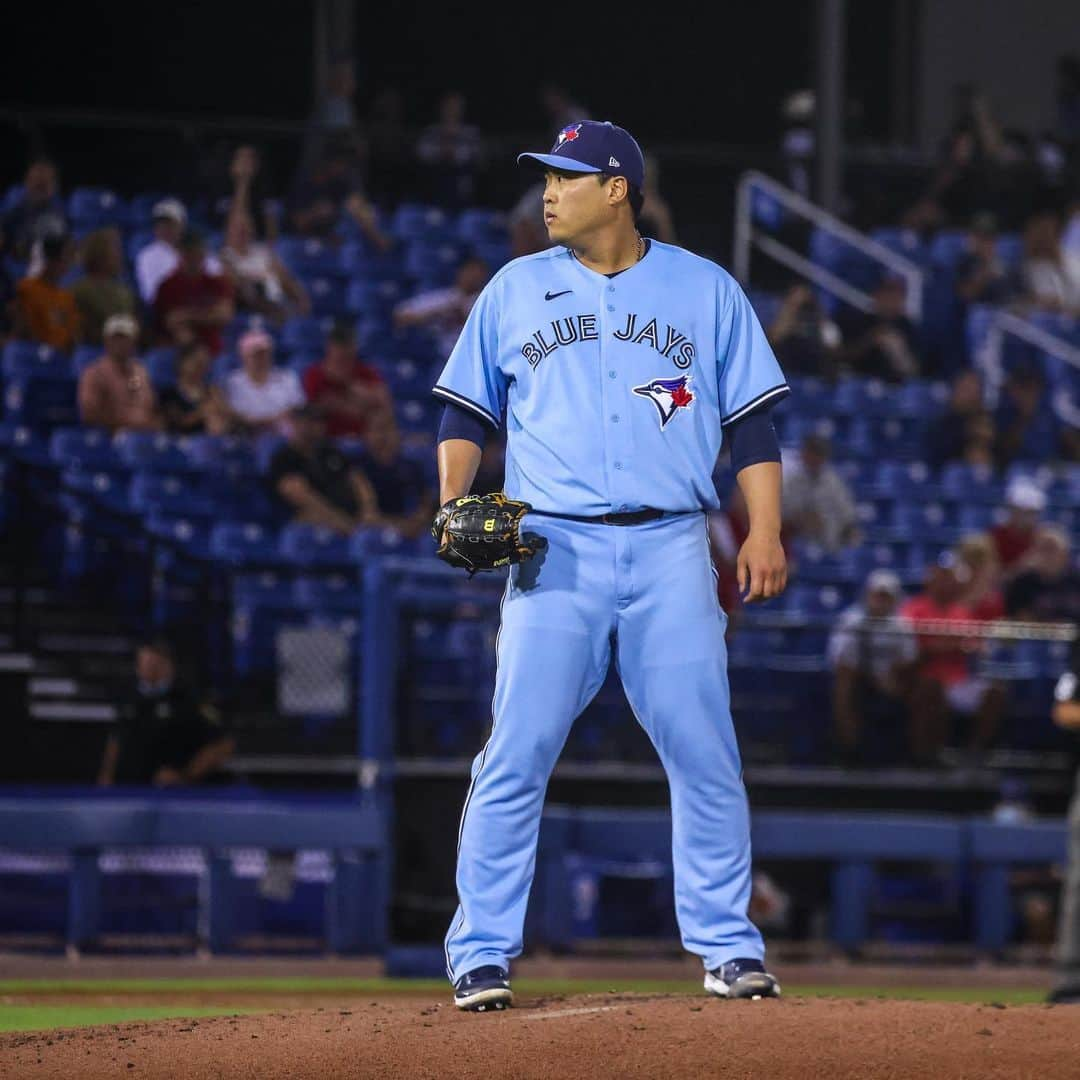 柳賢振さんのインスタグラム写真 - (柳賢振Instagram)「Keep going #bluejays」5月19日 13時36分 - hyunjinryu325