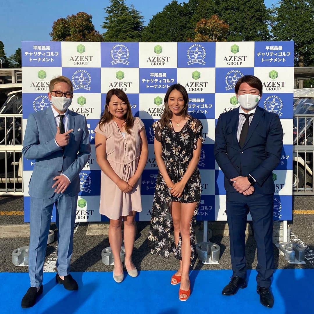 鎌田ハニーのインスタグラム：「4月19日に平尾昌晃チャリティゴルフトーナメントが開催されました⛳️🏌️‍♀️  この大会は長く歴史のあるプロアマ大会で私がゴルフを始めた時からいつもテレビで観ていました、今年も出場させて頂きありがとうございました‼️ 大会の模様は6月19日東京MXテレビにて放映されるそうです📺 是非観て下さいね👀 最後に大会スタッフ関係者の皆様お疲れ様でした👏👏✨ #平尾昌晃チャリティゴルフトーナメント」