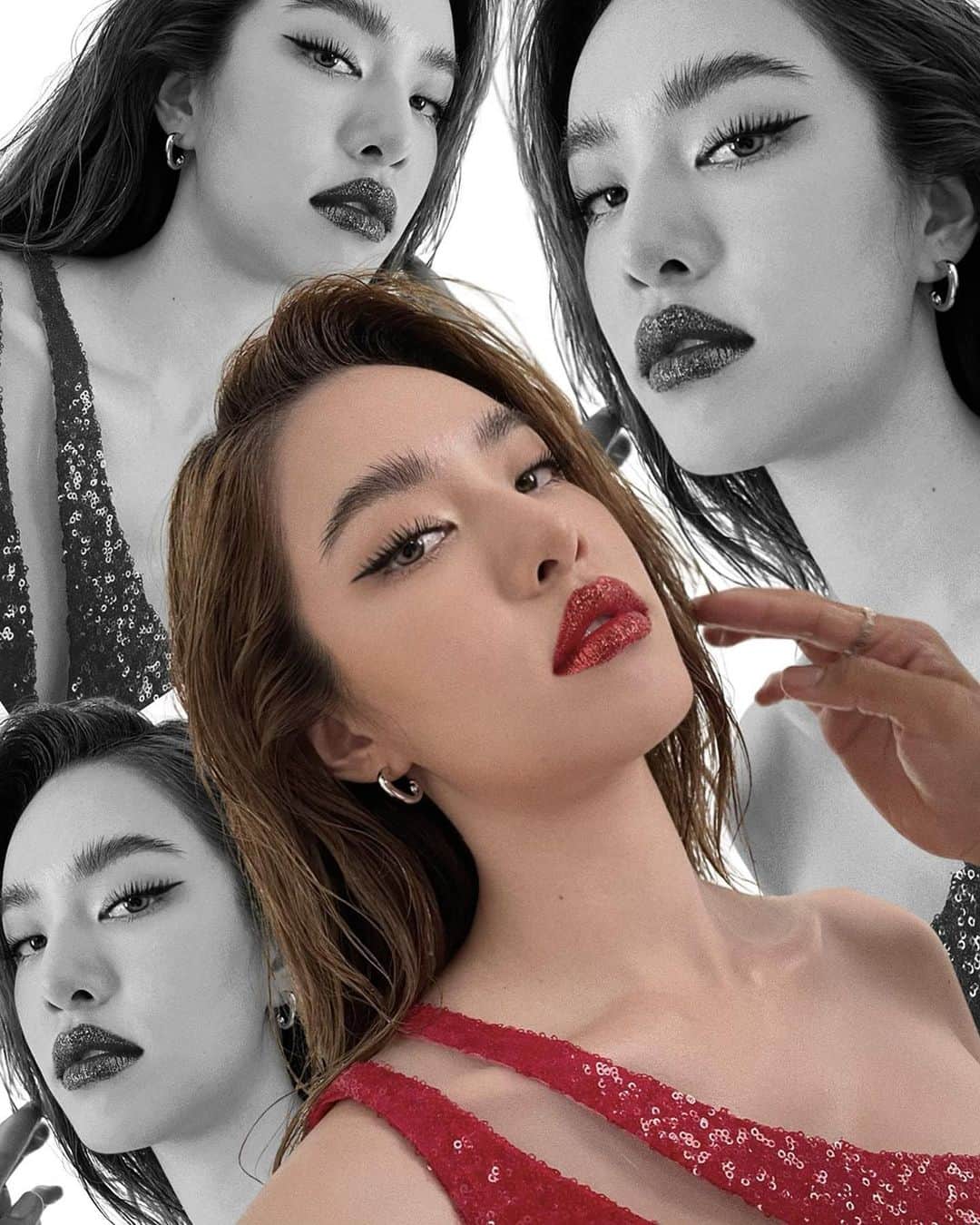 グレース＝カンクラオのインスタグラム：「@minddmakeup @komkiss_hairstylist @s.spritenarakza #งานศิลป์จากช่างหน้าผมไม่จบค่ะ」
