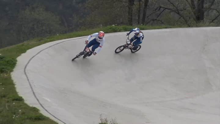 畠山紗英のインスタグラム：「Papendal pro set 🇳🇱✅  #bmx #bmxracing #sendit #girlpower」