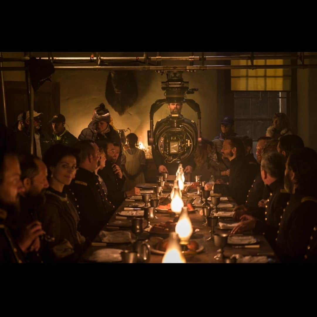 ギャレット・ディラハントさんのインスタグラム写真 - (ギャレット・ディラハントInstagram)「#tbt  One of my favorite scenes in “Monsters of God.” Beautiful, awkward banquet with the myopic,  insensitive  warmonger, Col William Lancaster, trying and failing to inspire the men with his brand of truth.  Writer/director  #RodLurie in my ear.  Looks like @thepathealy doing some framing up of his own on @kwamepatterson.  Godfather-esque look to the whole thing.  Had a great time on this one.  The gifted @hopper_stone took these shots.」5月21日 1時08分 - garretdillahunt