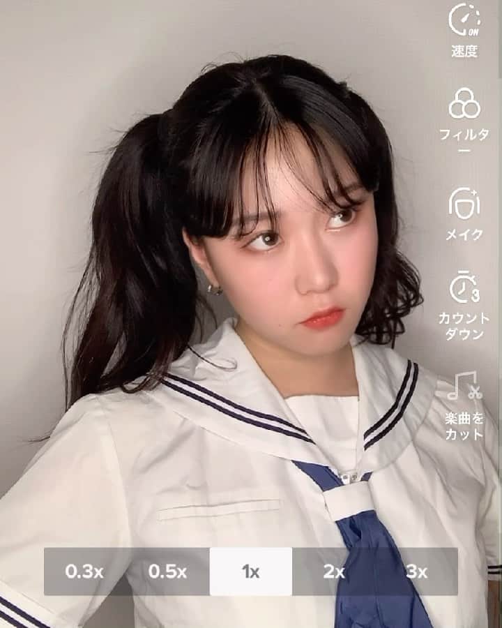 山下恵奈のインスタグラム：「off shot🎀💙」
