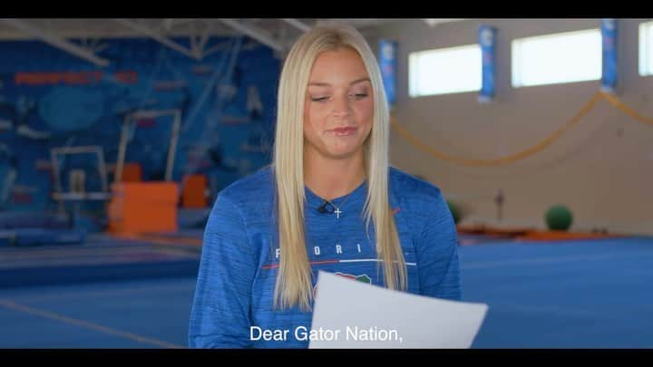 アリッサ・ボウマンのインスタグラム：「Dear Gators💙」