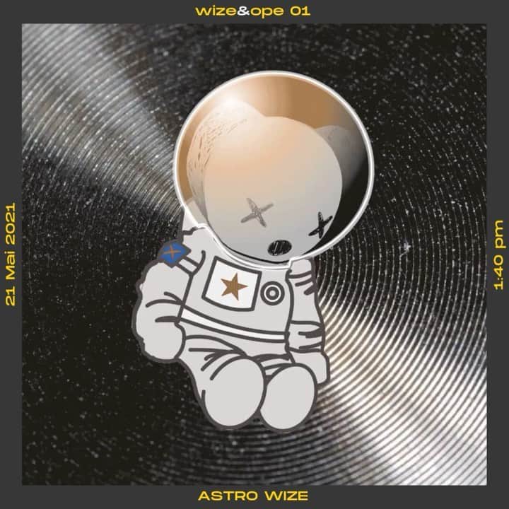 ワイズ&オープのインスタグラム：「Discover our first artwork : Astro Wize ⚡️」