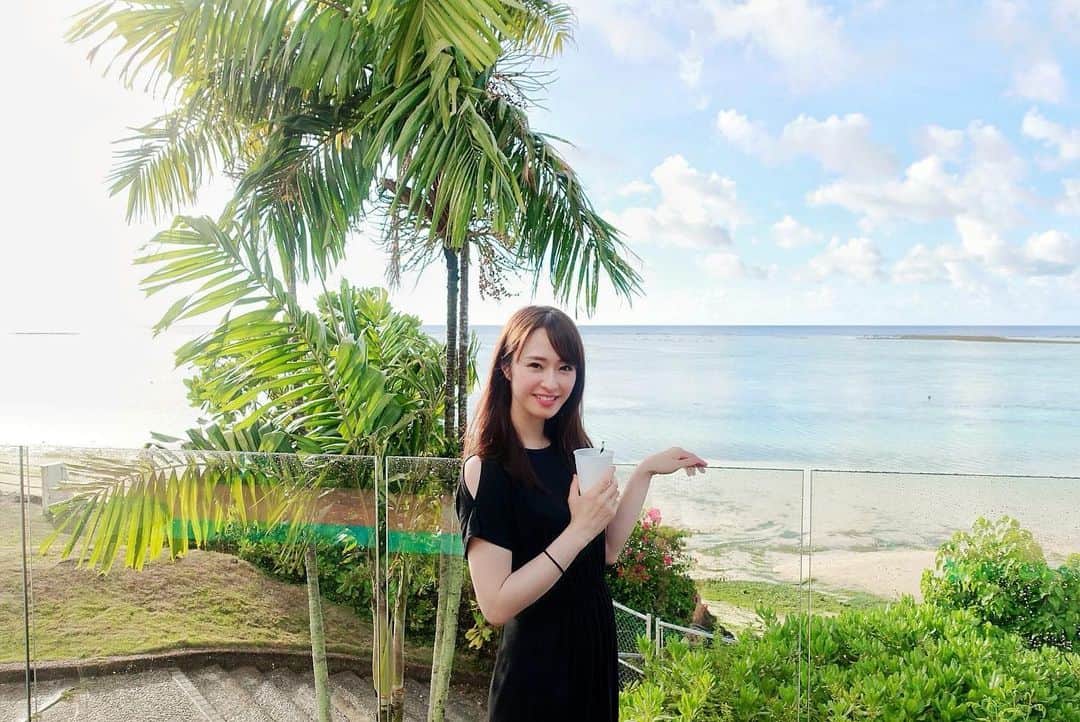 梅本静香のインスタグラム：「27歳ラストDay☘ 大好きな海外また行ける日が戻りますように🥳 #Guam #旅行」