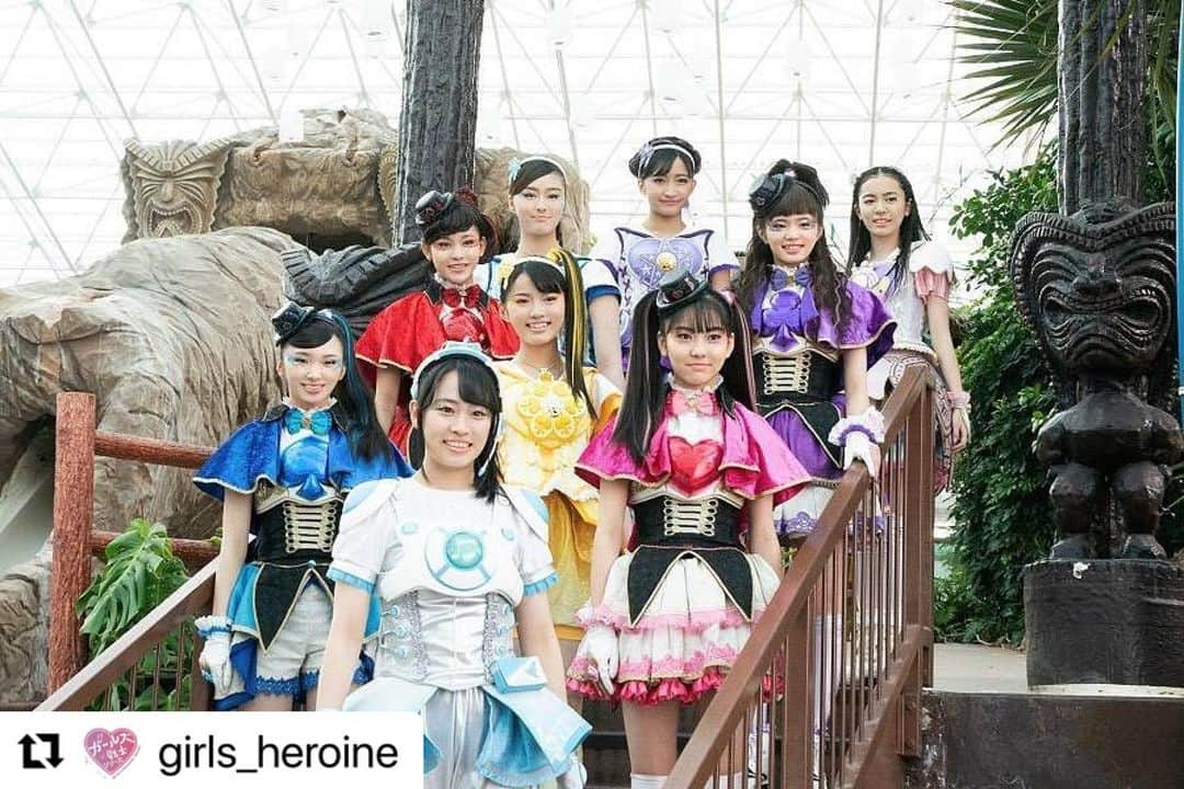 Girls²さんのインスタグラム写真 - (Girls²Instagram)「#Repost @girls_heroine with @make_repost ・・・ 【放送】#テレビ東京 系にて #ラブパトリーナ 第43話をご覧くださった皆さん、ありがとうございました。  歴代ガールズ戦士は絶賛公開中のラブパト映画にも出演しているので、ぜひ映画も観てねー❗️🎥💕  #ガールズ戦士 #特撮」5月23日 12時55分 - girls2_official